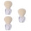3pcs Beauty Makeup Brush Cosmetic Plastic Miss Tool 7