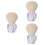 3pcs Beauty Makeup Brush Cosmetic Plastic Miss Tool 6