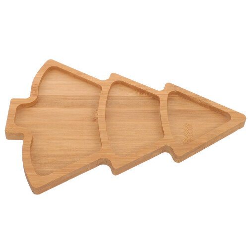 5Pcs Christmas Tree Serving Plate Appetizer Dessert Snack Tray