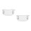 2 Sets Motorcycle Windshield Wind Deflector 3