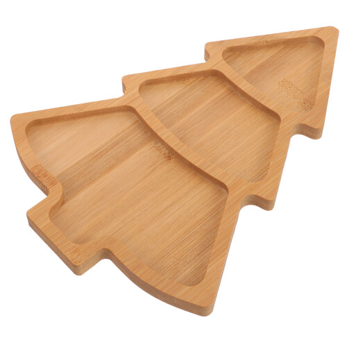 5Pcs Christmas Tree Serving Plate Appetizer Dessert Snack Tray 2