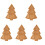 5Pcs Christmas Tree Serving Plate Appetizer Dessert Snack Tray 4