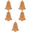 5Pcs Christmas Tree Serving Plate Appetizer Dessert Snack Tray 9