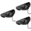 3Pièces Couvre Noir Pour Usage 6