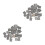 2 Count Simulation Tile Model Toy Surfboard House Decor Child Grey 6