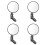 4 Pcs Rearview Mirror Acrylic Lenses Handlebar 5