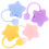 5 Pcs Cute Straw Cover Reusable Lids Cap Shape Tips Silicone Drinking 2