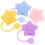 5 Pcs Cute Straw Cover Reusable Lids Cap Shape Tips Silicone Drinking 3