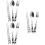 3 Sets Portable Silverware Travel Utensils With Case For Camping 9
