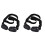 2Pcs Dog Sunglasses Black Plastic Uv Protection with Adjustable Strap 2