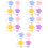 5 Pcs Cute Straw Cover Reusable Lids Cap Shape Tips Silicone Drinking 9