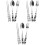 3 Sets Portable Silverware Travel Utensils With Case For Camping 5