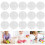 150 Pcs Singer White Baby Plastic Pet Whistle 11