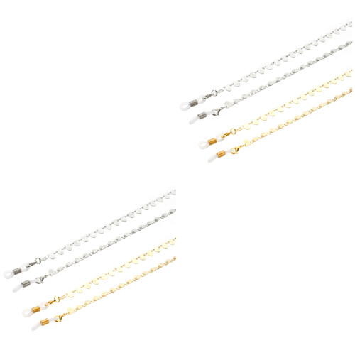 4Pcs Glasses Strap Eyewear Retainer for Hanging Assorted Color Chains 2
