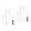 20Pcs Plastic Four-Hole Binder Snaps Assorted Color Stationery 4