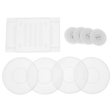 1Set Leuchtende Epoxidharz Cd Untersetzer Form Für DIY Silikon Basteln