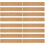 16Pcs Self-Adhesive Cork Wall Strips Light Brown for Office Memo Board 5