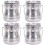 4Pcs Thickened Stainless Steel Paint Brush Washer Double Layer Holder 7