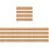 16Pcs Self-Adhesive Cork Wall Strips Light Brown for Office Memo Board 2
