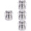 4Pcs Thickened Stainless Steel Paint Brush Washer Double Layer Holder 8