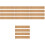16Pcs Self-Adhesive Cork Wall Strips Light Brown for Office Memo Board 3