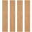 16Pcs Self-Adhesive Cork Wall Strips Light Brown for Office Memo Board 11