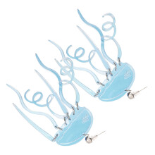 2 Pairs Women Dangle Drop Earrings Acrylic Jellyfish Jewelry