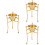 3 Pcs Egg Rack Ceramic Eggs Biscuit Copper Set 10