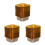 300Pcs Gold Plastic Muffin Tray Single Biscuit Container for Festivals 3