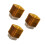 300Pcs Gold Plastic Muffin Tray Single Biscuit Container for Festivals 6