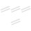 4 Pairs Plastic Drawer Slide Cabinet Guide Rails 4