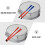 4 Pairs Retractable Steel Wire Drum Brushes 6