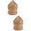 2Pcs Wooden Diy Gyroscope With 7