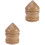 2Pcs Wooden Diy Gyroscope With 3