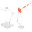 4 Sets Figure With Stand Model Holder For Car Interior Decoration 3