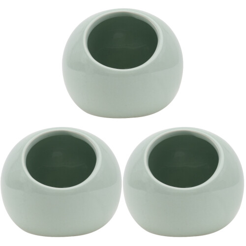 3 Pieces Cooling Pad Bed Small Pet Bedding Ceramic Hamster Hideout 1