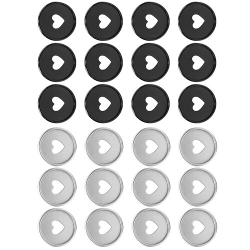 96Pcs ABS Binder Discs for Planners Notebook Binding Supplies 2