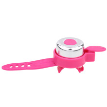 1Pc Baby Scooter Bell Lovely Kids Bike Strap Accessory For Use (Rosy)
