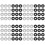 96Pcs ABS Binder Discs for Planners Notebook Binding Supplies 7