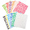 24 Sheets Adhesive Colored Alphabet And Number Stickers Multi-Use 1