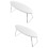 2Pcs Nail Arm Rest Tool White Microfiber Manicure Hand Cushion 8