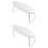 2Pcs Nail Arm Rest Tool White Microfiber Manicure Hand Cushion 6