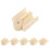 6Ensemble Supports Bébé Beige Pour Table À Pliable 8