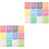 24 Sheets Adhesive Colored Alphabet And Number Stickers Multi-Use 5