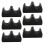 12Pcs Black Plastic Calligraphy Brush Rack Durable Pen Stand for Home 1