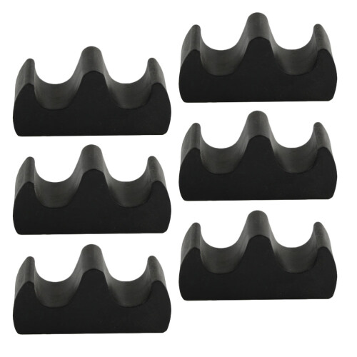 12Pcs Black Plastic Calligraphy Brush Rack Durable Pen Stand for Home