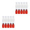 40Pcs Clear Graduated Plastic Reagent Bottles White Leak Proof Pet 8