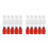 40Pcs Clear Graduated Plastic Reagent Bottles White Leak Proof Pet 9