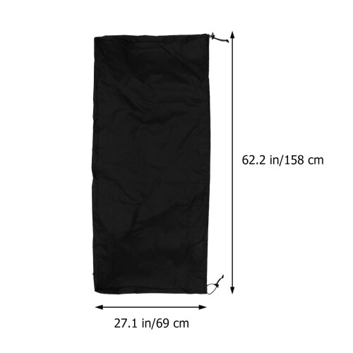 3Pcs Durable Black Deck Trunk Cover Waterproof Rainproof Storage