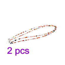 2 Pcs Colorful Glasses Lanyard Miss Sunglasses Strap Chain Women